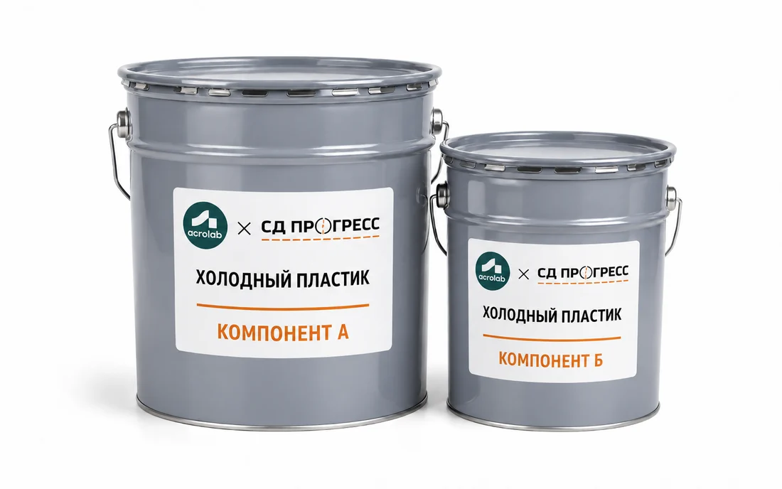 Холодный пластик серый для дорожной разметки